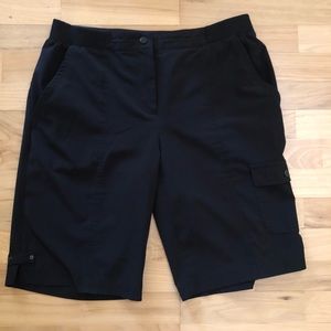 Chico’s black Zenergy Sporty Shorts